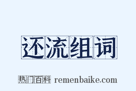 还流组词是什么意思的图片